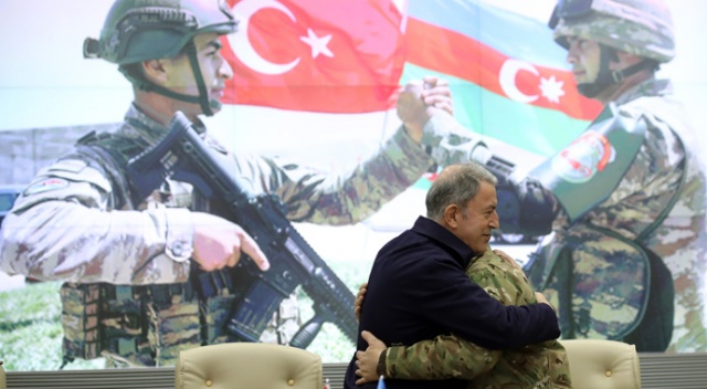 Bakan Akar, Karabağ törenine katıldı Bakan Akar, Karabağ törenine katıldı