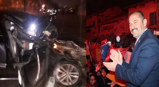 Belediye Başkanı, trafik kazası geçirdi