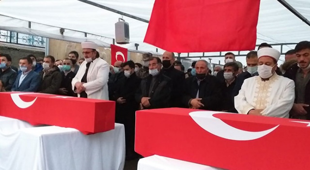 Hain saldırıda şehit düşen işçilere son görev Hain saldırıda şehit düşen işçilere son görev