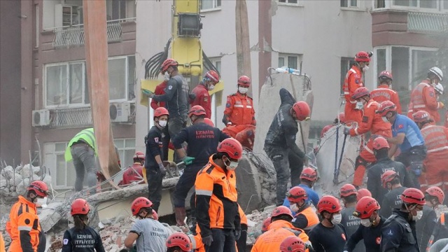 İzmir'deki depremde can kaybı 115'e ulaştı