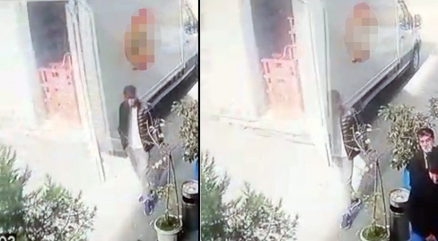 Kamyonetin açık unutulan kasa kapağı dehşeti yaşattı