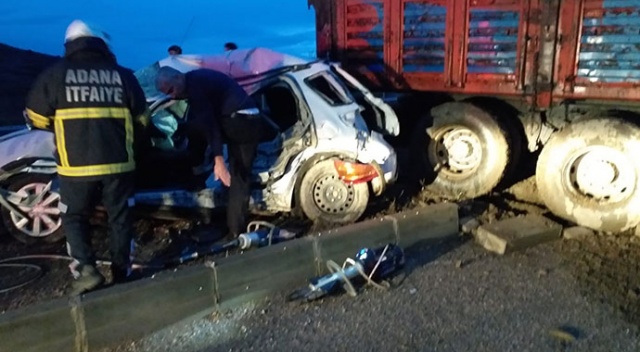 Kozan’da trafik kazası: 1 ölü, 2 yaralı Kozan’da trafik kazası: 1 ölü, 2 yaralı
