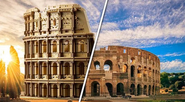 Lego’dan tam karantina dönemine uygun set: Colosseum’u tamamlamak iki hafta sürüyor