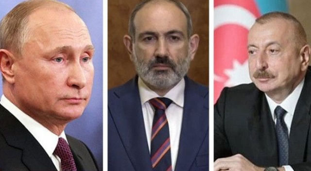 Putin, Aliyev ve Paşinyan ile telefonda görüştü