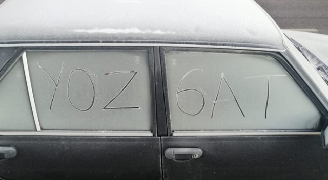 Yozgat buz tuttu
