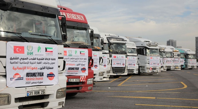 81 ilden Suriye’ye insani yardım