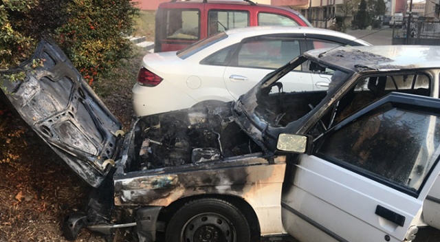 Aracının marşına bastı, az daha canından oluyordu