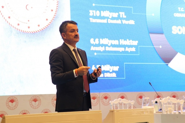 Bakan Pakdemirli açıkladı! Cumhuriyet tarihinin rekoruna ulaşıldı Bakan Pakdemirli açıkladı! Cumhuriyet tarihinin rekoruna ulaşıldı