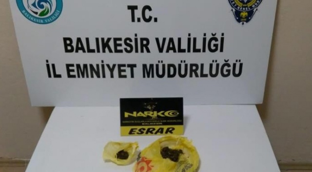 Balıkesir'de polisten uyuşturucu operasyonu Balıkesir'de polisten uyuşturucu operasyonu