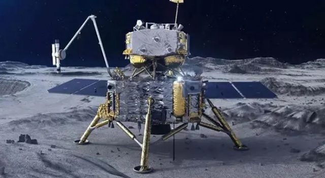Çinli Chang'e-5, ilk Ay örneklerini teslim etti Çinli Chang'e-5, ilk Ay örneklerini teslim etti