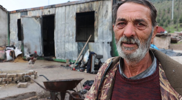 Evi ile birlikte biriktirdiği kefen parası da yanan vatandaş Türkiye’yi ağlattı