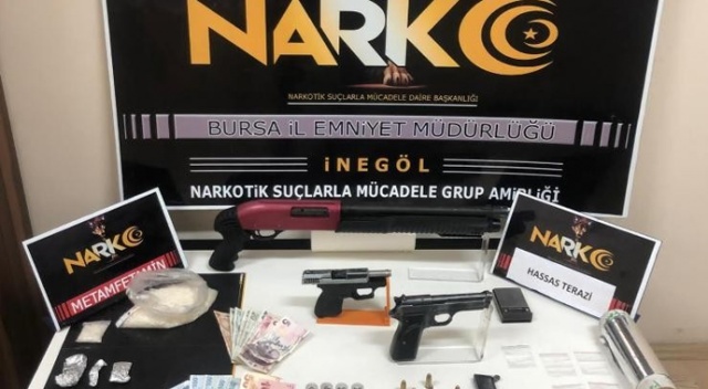 İnegöl’de uyuşturucu operasyonu: 5 kişiden 3'ü tutuklandı