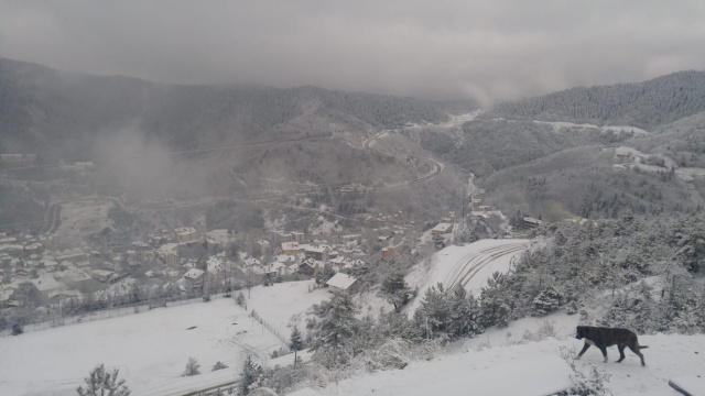 Kastamonu’da beklenen kar yağmaya başladı