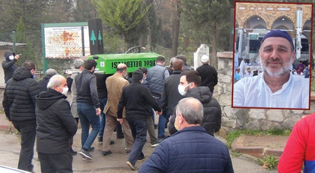 Koronavirüse yenilen muhtar son yolculuğuna uğurlandı Koronavirüse yenilen muhtar son yolculuğuna uğurlandı