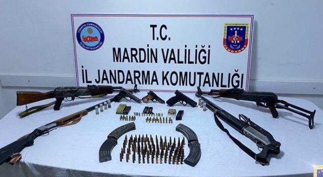 Mardin’de mini cephanelik ele geçirildi