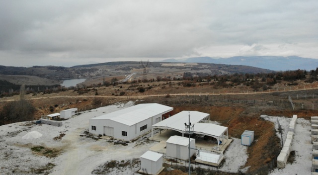 Söğüt'teki dev altın rezervi bulunduğu maden sahası havadan görüntülendi Söğüt'teki dev altın rezervi bulunduğu maden sahası havadan görüntülendi