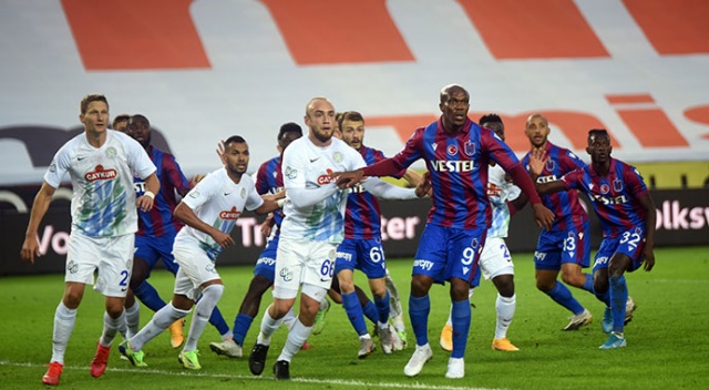 Trabzonspor, evinde Rizespor'u 2-1 mağlup etti
