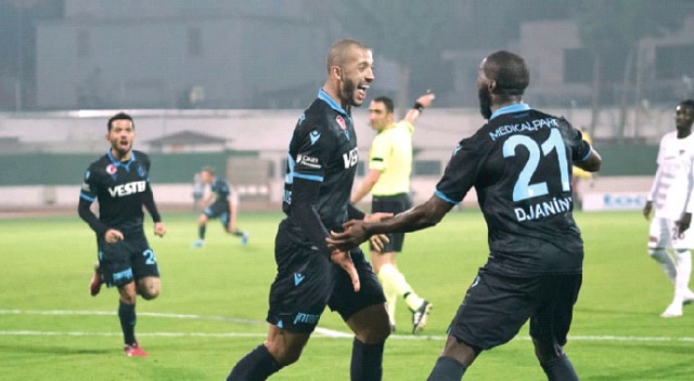 Trabzonspor, Hatay'da Brezilyalı savunmacısıyla güldü Trabzonspor, Hatay'da Brezilyalı savunmacısıyla güldü