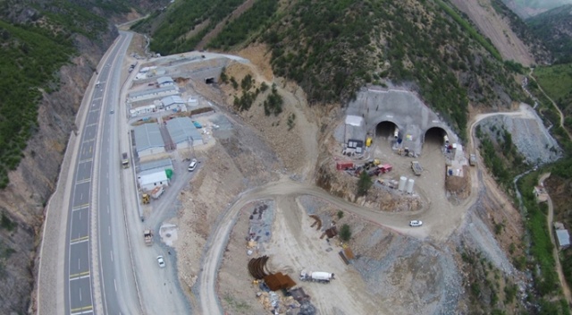 Yeni Zigana Tüneli inşaatında yüzde 78 seviyesine ulaşıldı