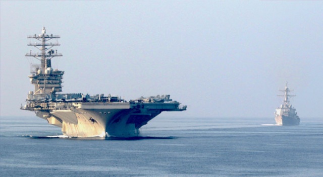 ABD 'USS Nimitz' uçak gemisinin Orta Doğu'da kalmasına karar verdi