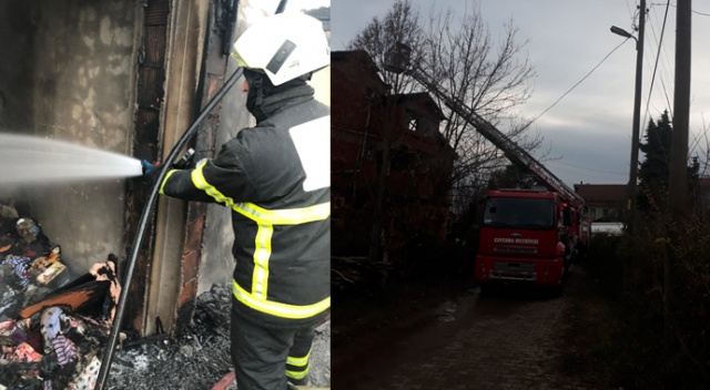 Bir evde tüp bomba gibi patladı Bir evde tüp bomba gibi patladı