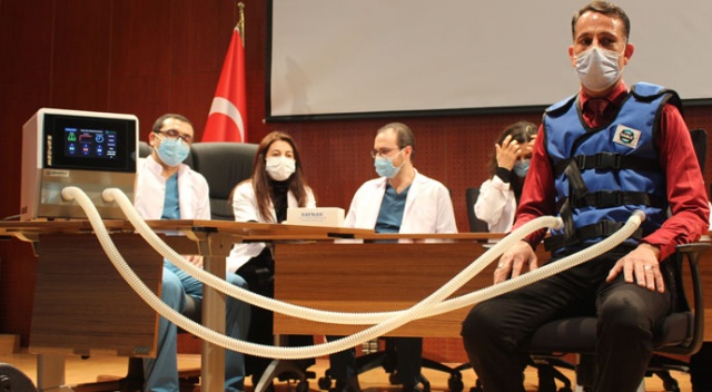Covid  hastasına millî nefes