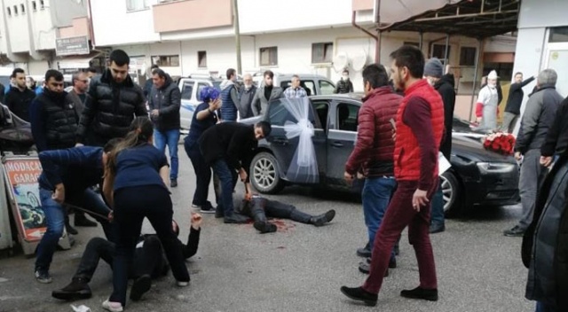 Hastane önündeki silahlı vurgunda şok detay
