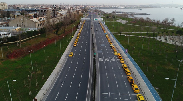 Taksimetre kuyruğu, Yenikapı Etkinlik alanından Kazlıçeşme&#039;ye kadar uzadı