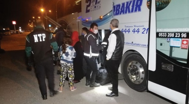 Aksaray’da yolcu otobüsünde şüpheli paket alarmı