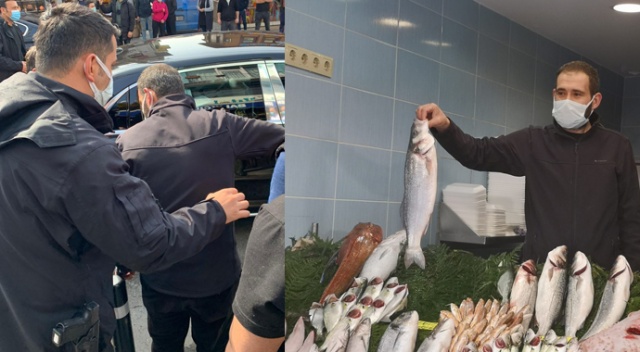 Cumhurbaşkanı Erdoğan, Çengelköy'deki bir balıkçıdan alışveriş yaptı Cumhurbaşkanı Erdoğan, Çengelköy'deki bir balıkçıdan alışveriş yaptı