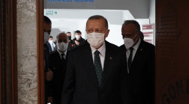 Cumhurbaşkanı Erdoğan, Güneysu Belediyesi’ni ziyaret etti