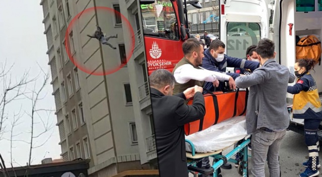 Esenyurt&#039;ta bir kişi 15 katlı binanın 6&#039;ıncı katından düştü
