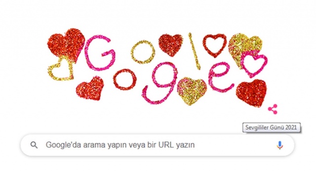 Google&#039;dan Sevgililer Günü&#039;ne özel doodle