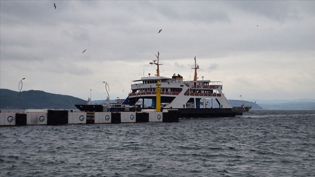 Güney Marmara&#039;da kar yağışı ve fırtına nedeniyle feribot seferleri yapılmayacak