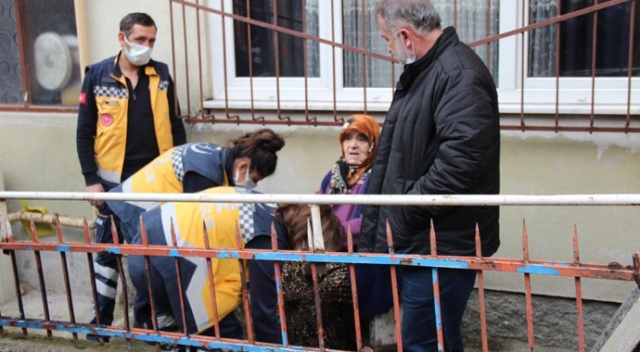 Klimadan çıkan yangın evi küle çeviriyordu