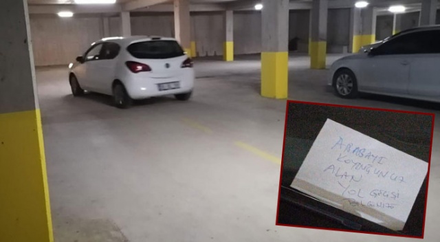 Ordu&#039;da savcının aracına bırakılan not tehdit sayıldı