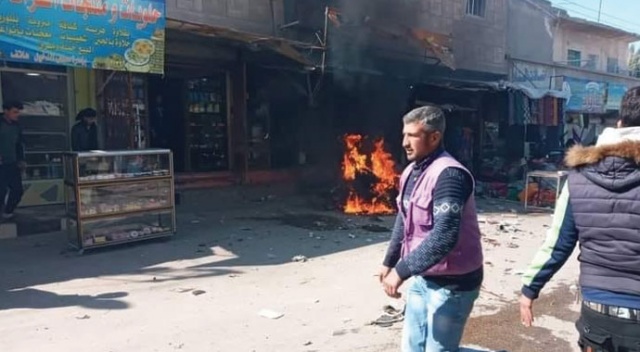 Suriye'de bomba yüklü motosiklet patladı: 3 ölü