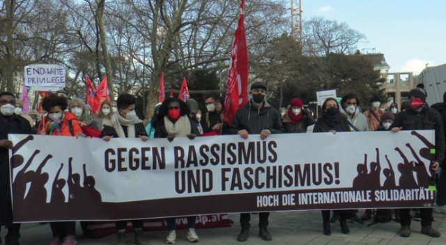 Avusturya’da ırkçılık karşıtı protesto Avusturya’da ırkçılık karşıtı protesto