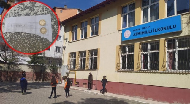Bahçede 2 TL bulan öğrenci bu notu bıraktı Bahçede 2 TL bulan öğrenci bu notu bıraktı