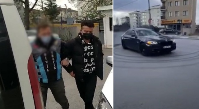 Drift görüntülerini sosyal medyadan paylaşan sürücü yakalandı Drift görüntülerini sosyal medyadan paylaşan sürücü yakalandı