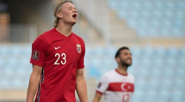 Haaland&#039;ın Türkiye karşısındaki performansı sosyal medyada alay konusu oldu