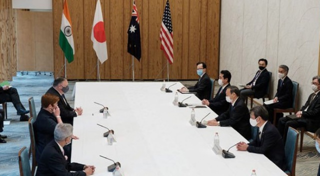 Japonya, ABD, Avustralya ve Hindistan liderlerinden dörtlü zirve Japonya, ABD, Avustralya ve Hindistan liderlerinden dörtlü zirve