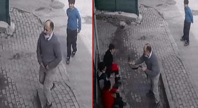 Belinden çıkardığı gibi çocuklara saldırdı: Kemerli zorba Belinden çıkardığı gibi çocuklara saldırdı: Kemerli zorba