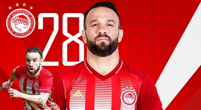 Olympiakos, Valbuena'nın sözleşmesini uzattı Olympiakos, Valbuena'nın sözleşmesini uzattı