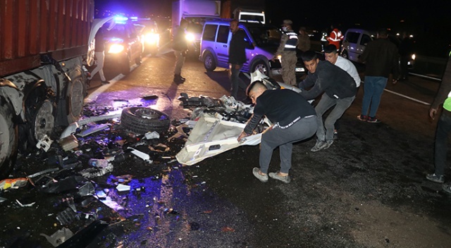 Osmaniye'de zincirleme kaza: 1 ölü, 4 yaralı