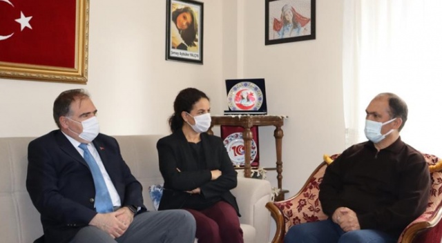 Şehit öğretmen Aybüke Yalçın'ın ailesine ziyaret
