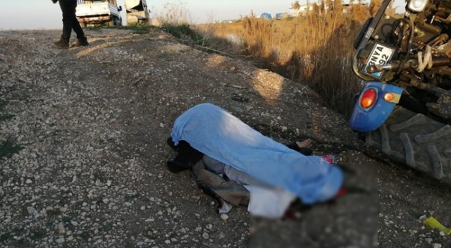 Traktörün altında kalan çiftçi hayatını kaybetti Traktörün altında kalan çiftçi hayatını kaybetti