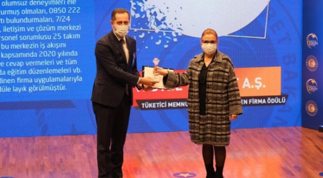 Vestel&#039;e tüketici memnuniyeti ödülü