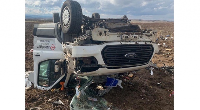 Yozgat’ta kamyonetin devrilmesi sonucu 1 kişi öldü, 2 kişi yaralandı