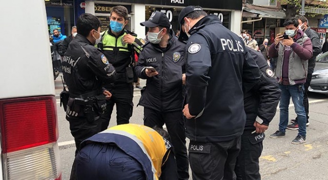 20 kişilik grup birbirine girdi: 1 yaralı, 4 gözaltı